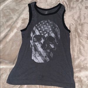 Men’s Skull Patriot Tanktop